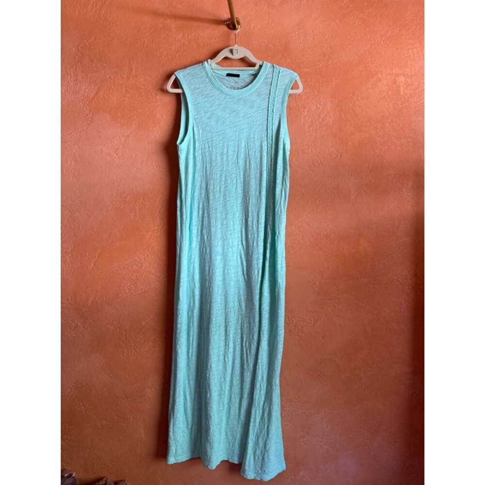 ATM Anthony Thomas Melillo Cotton Slub Tank Maxi Dress Medium Vacation
